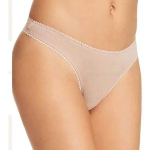 On Gossamer Mesh thong-Nude